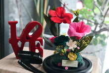 將圖片載入圖庫檢視器 夏日扶桑花園 Summer Hibiscus Glass Dome