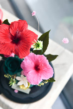 將圖片載入圖庫檢視器 夏日扶桑花園 Summer Hibiscus Glass Dome