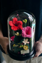 將圖片載入圖庫檢視器 夏日扶桑花園 Summer Hibiscus Glass Dome