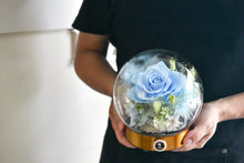 將圖片載入圖庫檢視器 浪漫玫瑰祈願羽球│Preserved Rose With Glass Dome
