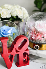 將圖片載入圖庫檢視器 浪漫玫瑰祈願羽球│Preserved Rose With Glass Dome