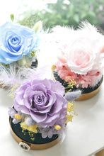 將圖片載入圖庫檢視器 浪漫玫瑰祈願羽球│Preserved Rose With Glass Dome