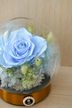 將圖片載入圖庫檢視器 浪漫玫瑰祈願羽球│Preserved Rose With Glass Dome