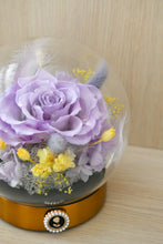 將圖片載入圖庫檢視器 浪漫玫瑰祈願羽球│Preserved Rose With Glass Dome