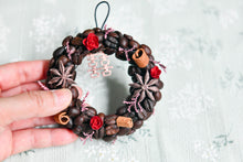 將圖片載入圖庫檢視器 囍粒/囍金 咖啡豆迷你花環│Mini Coffee Bean Wreath