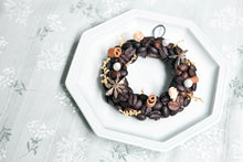 將圖片載入圖庫檢視器 囍粒/囍金 咖啡豆迷你花環│Mini Coffee Bean Wreath