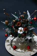 將圖片載入圖庫檢視器 綠意森林桌花│Preserved Sawara Cypress Christmas Centerpiece