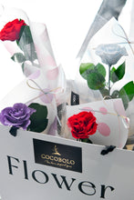 將圖片載入圖庫檢視器 唯一 ‧ 波卡點恆星玫瑰花 │ Preserved Rose With Polka Dot Paper Wrapping