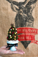 將圖片載入圖庫檢視器 聖誕松果點心盤 Pine cone Christmas tree