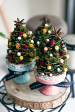 將圖片載入圖庫檢視器 聖誕松果點心盤 Pine cone Christmas tree