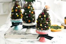 將圖片載入圖庫檢視器 聖誕松果點心盤 Pine cone Christmas tree