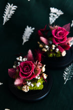 將圖片載入圖庫檢視器 非凡洋紅玫瑰玻璃罩│Preserved Flowers Dome With the Color of Viva Magenta