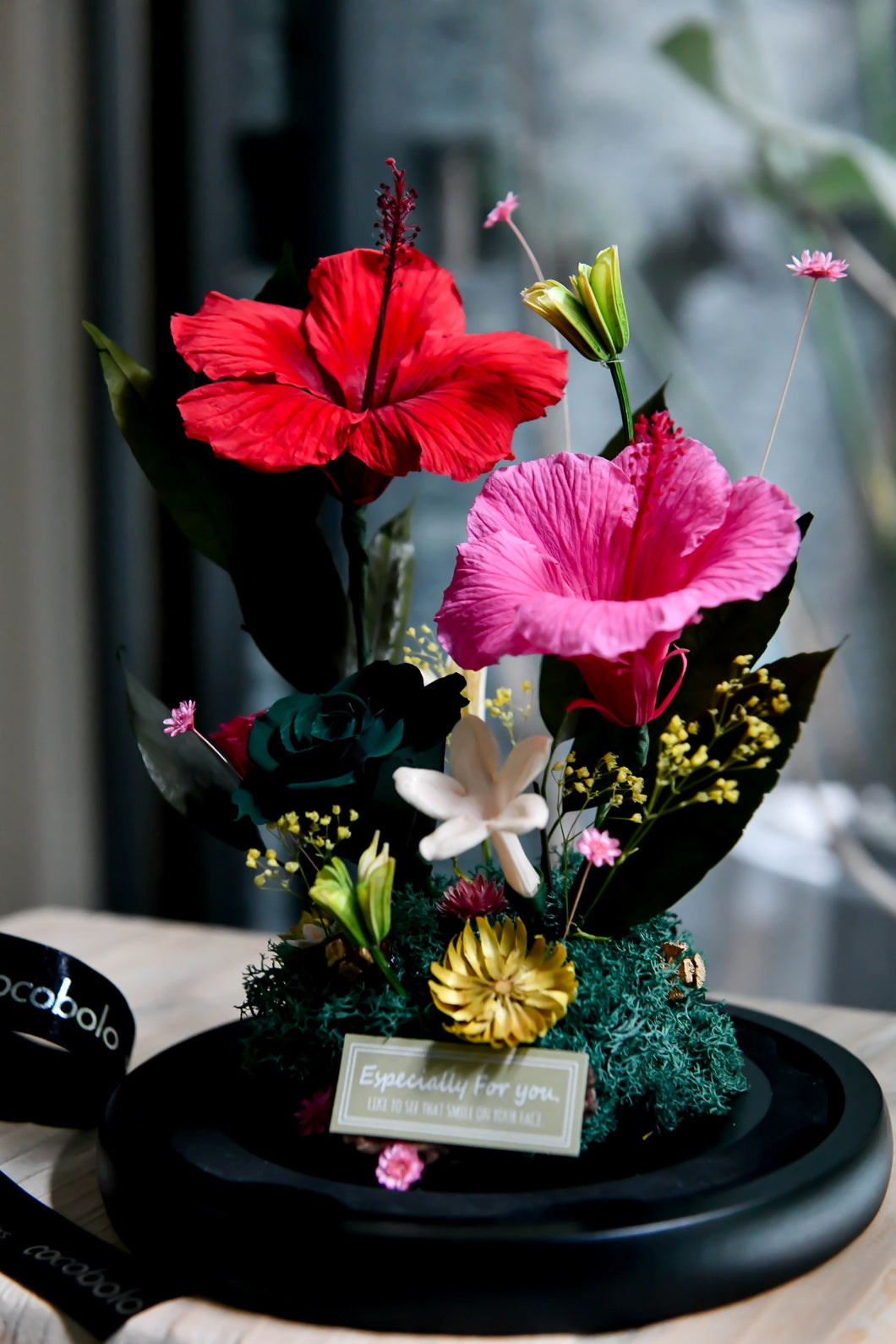 夏日扶桑花園 Summer Hibiscus Glass Dome