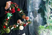 將圖片載入圖庫檢視器 森之聖誕樹圈｜Forest Blessing Triangle Wreath
