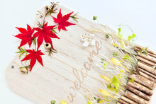 將圖片載入圖庫檢視器 紅葉金秋 迎賓板 │Autumn Vibes Floral Welcome Board
