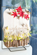 將圖片載入圖庫檢視器 紅葉金秋 迎賓板 │Autumn Vibes Floral Welcome Board
